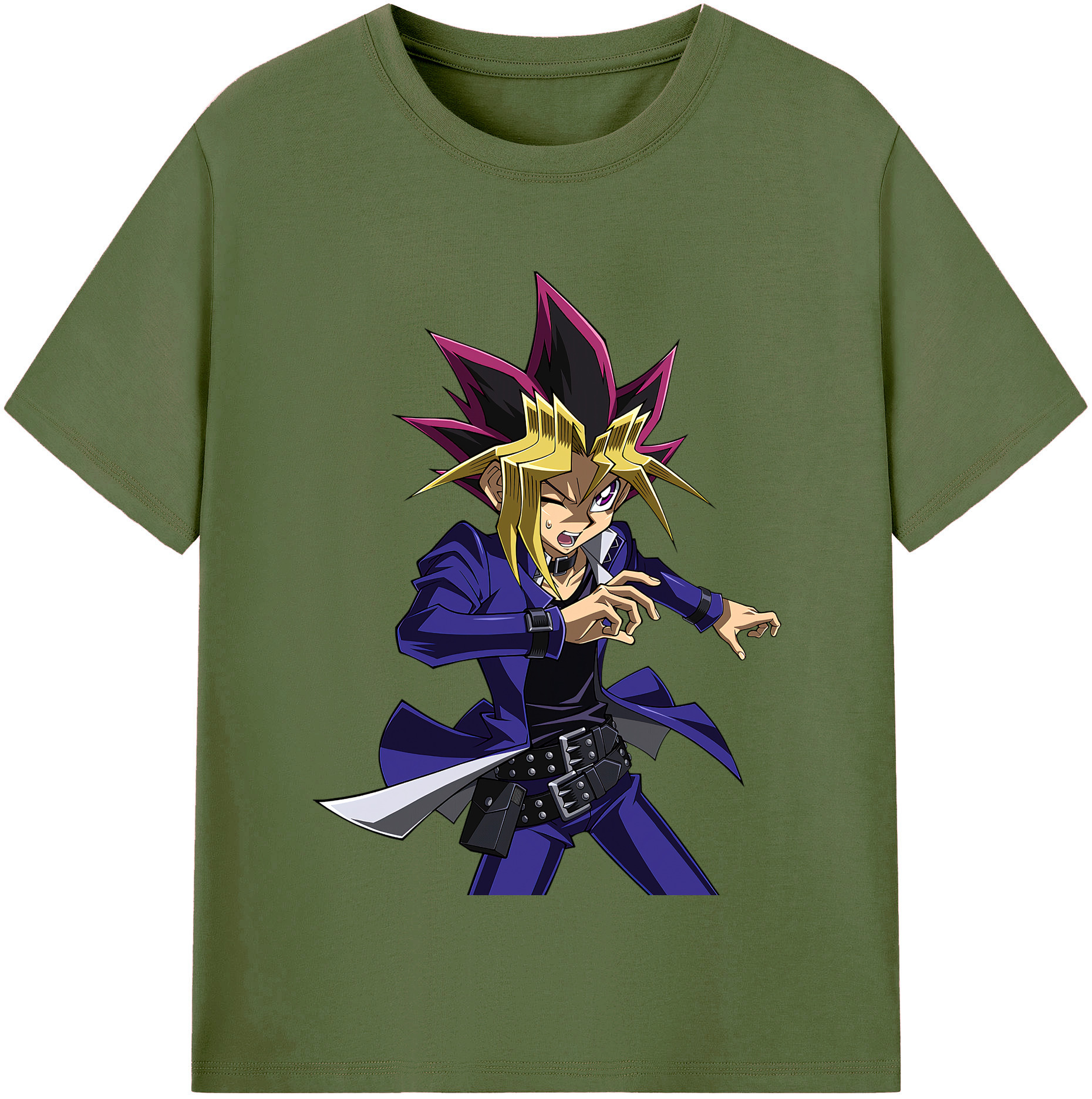（画像用） 遊☆戯☆王 Yu-Gi-Oh! 綿100％半袖Tシャツ（フロントプリント）